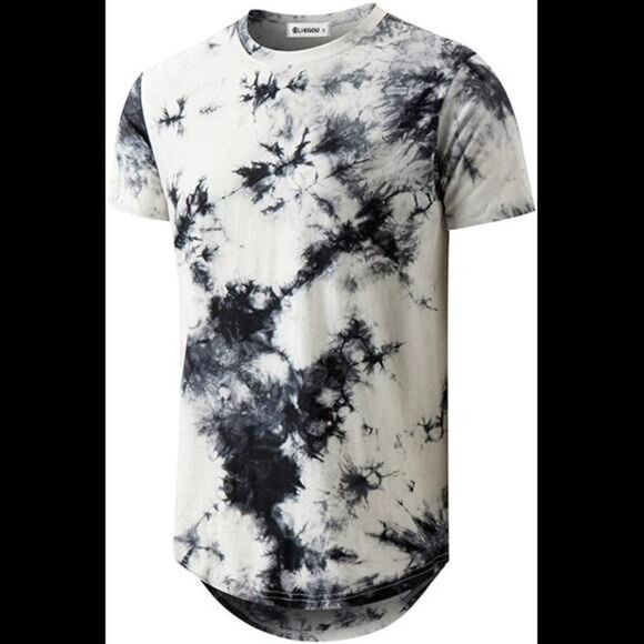 Mens Hip Hop Tie-DyedT Shirt